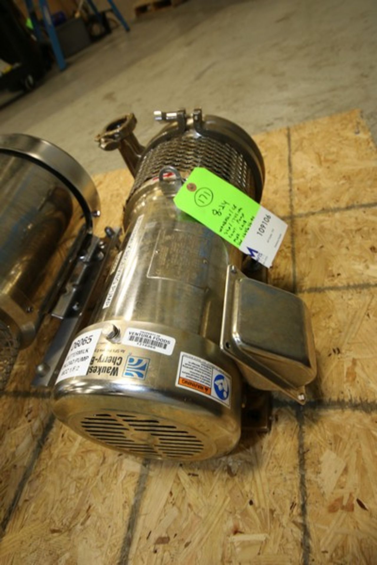 Waukesha / CB 5 hp / 1745 rpm Centrifugal Pump, Model C218, SN 364656-94, with 3” x 1.5” CT S/S - Image 3 of 4