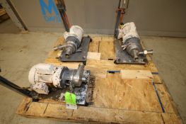 Lot of (3) Thompson Centrifugal Pumps, with 1.5