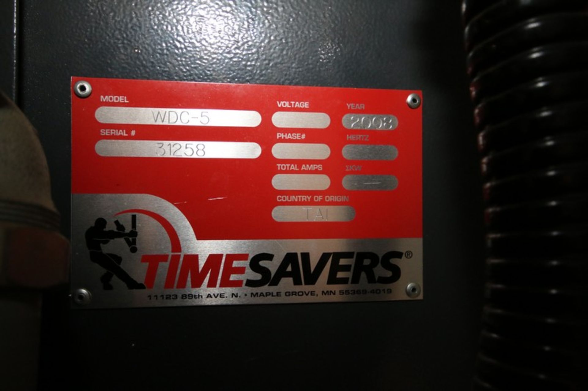 Timesaver 36” W Belt Sander, Model 2211-23-0, SN 31326, Series 2200, with Delta VFD Controller, - Image 16 of 16