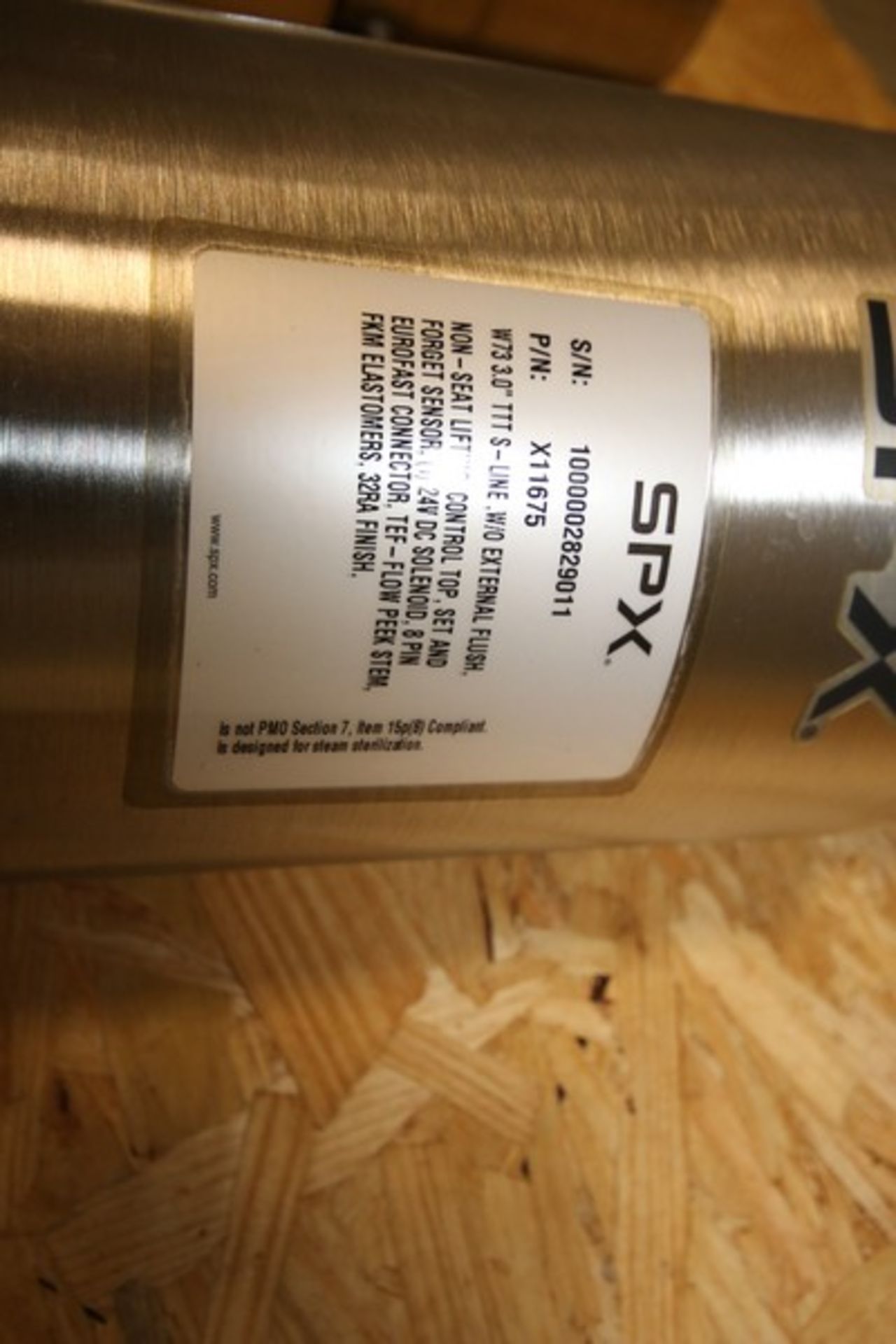 Lot of (2) SPX 3” 3 - Way S/S Air Valves, Type W73 3.0” TTT S - Line, PN X11675, SN - Image 5 of 5
