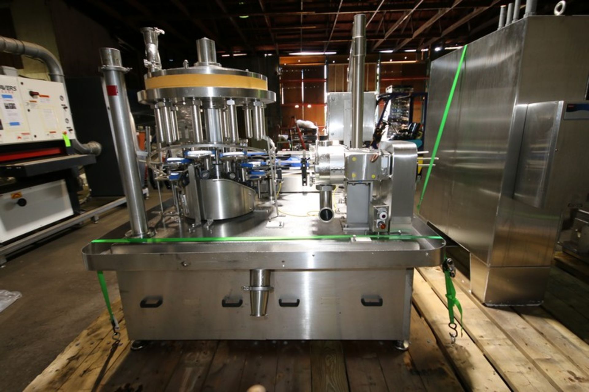 Pacific 10 - Station S/S Rotary Volumetric Filler, Model 10V00, SN 1404, Set up with 128 oz Round - Image 8 of 23