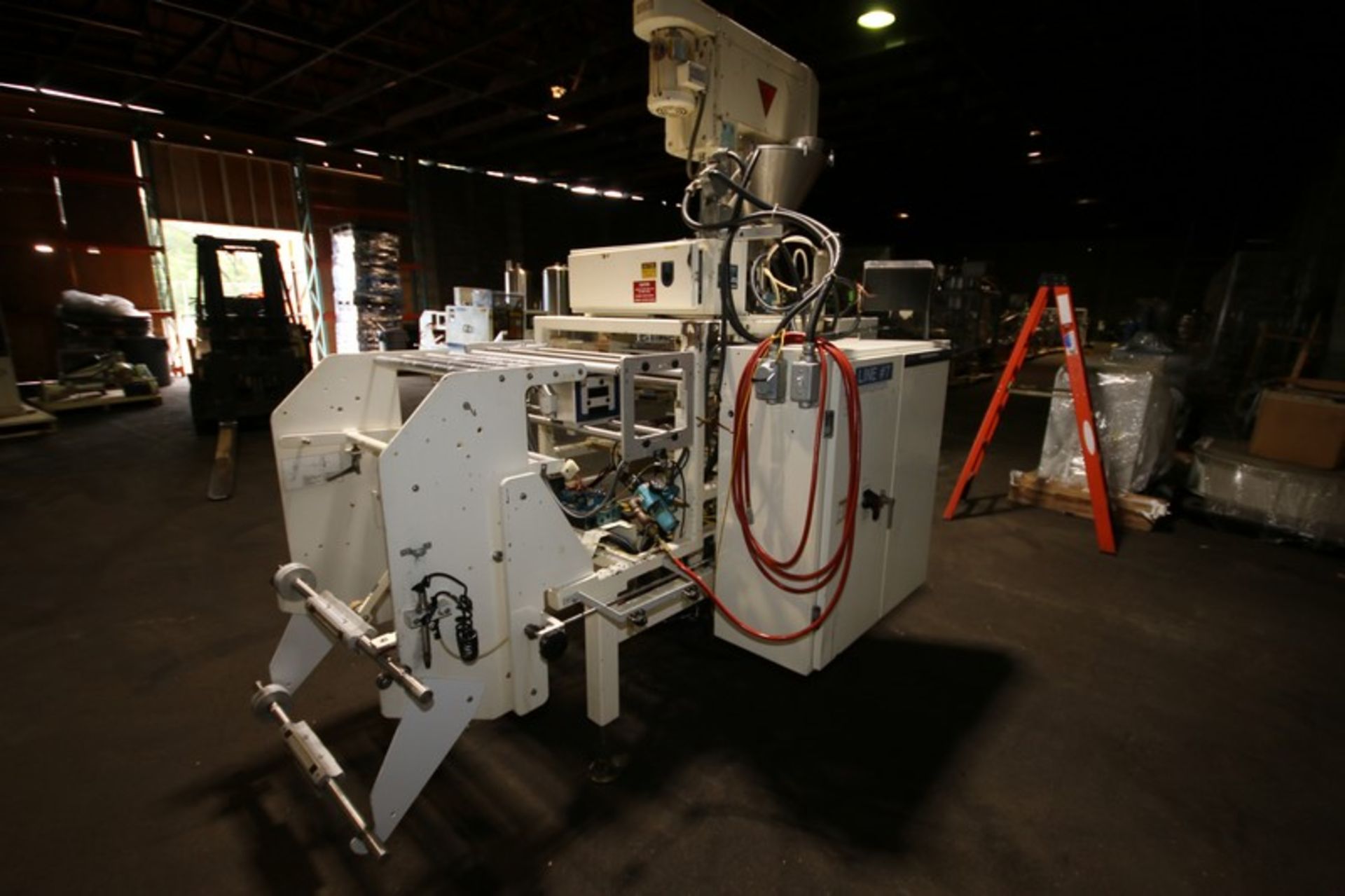 Hayssen Vertical Form Fill & Seal Package Machine (VFFS), Model Auger, SN U19359, with Top Mounted - Image 9 of 18