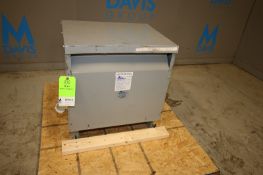 Acme 30 KVA Transformer, Cat. # T-3-53342-3S, Primarily Volts 480 Delta, Secondary Volts 240-120