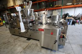 Pac Tec 2 - Lane S/S Cup / Auger Filler, Model PT-2S, SN 2282 with Aprox. 1 5/8” W Cup Size Change