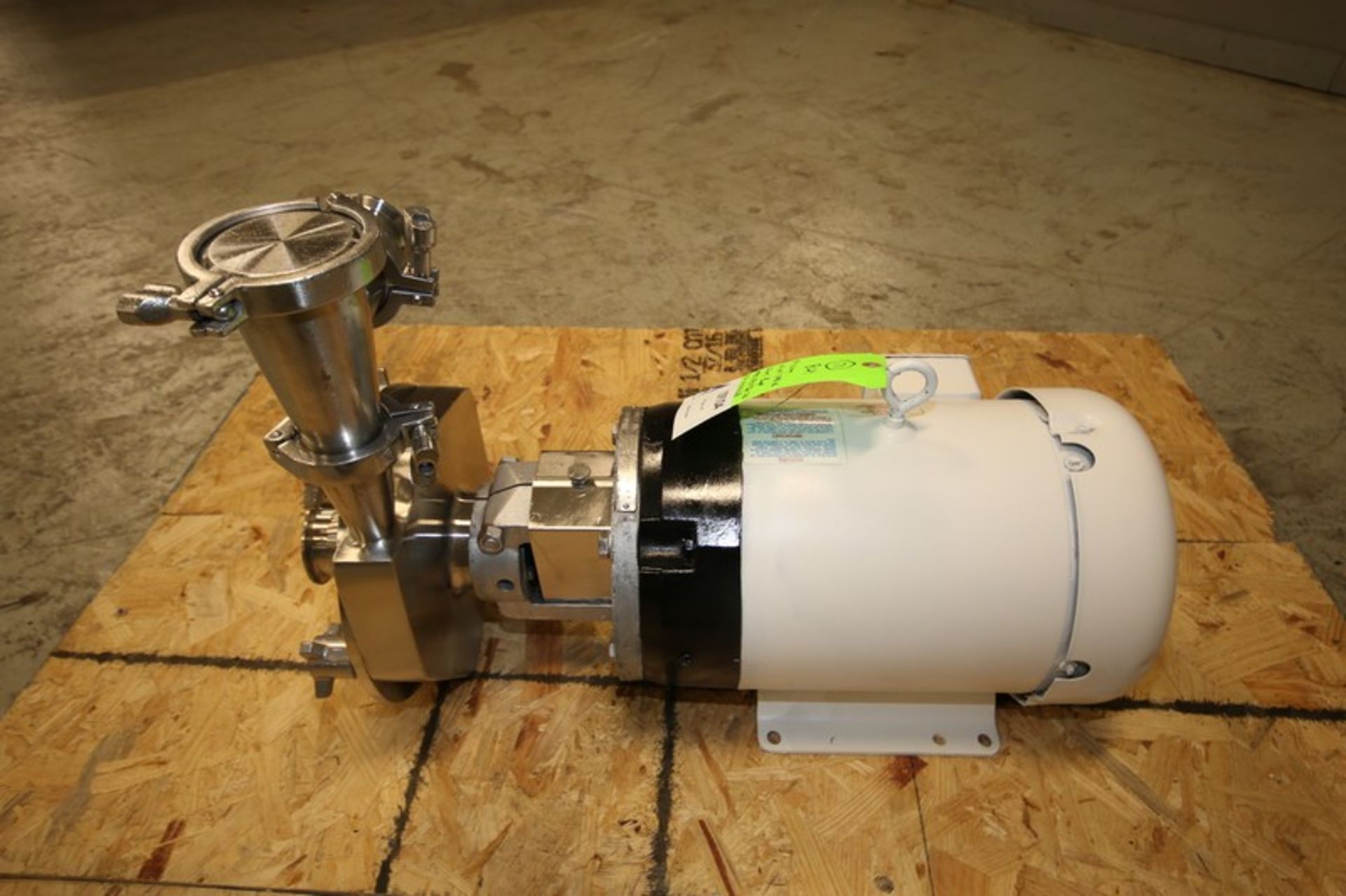 Fristam 10 hp / 3490 rpm Centrifugal Pump, Model FPX732-150, SN 0400628, with 2.5” x 2” CT S/S Head, - Image 3 of 6