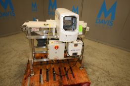 Safeline Metal Detector System, Model SL2000, SN 7166401, with 7 3/4” W x 5.5” H Opening, Mounted on