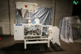Hayssen Vertical Form Fill & Seal Package Machine (VFFS), Model Auger, SN U19359, with Top Mounted