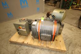 Busch Vacuum Pump, Type RA0630.B4Z6.1001, SN C 6740, 490 CFM, with Toshiba 25 hp / 1170 rpm Motor,