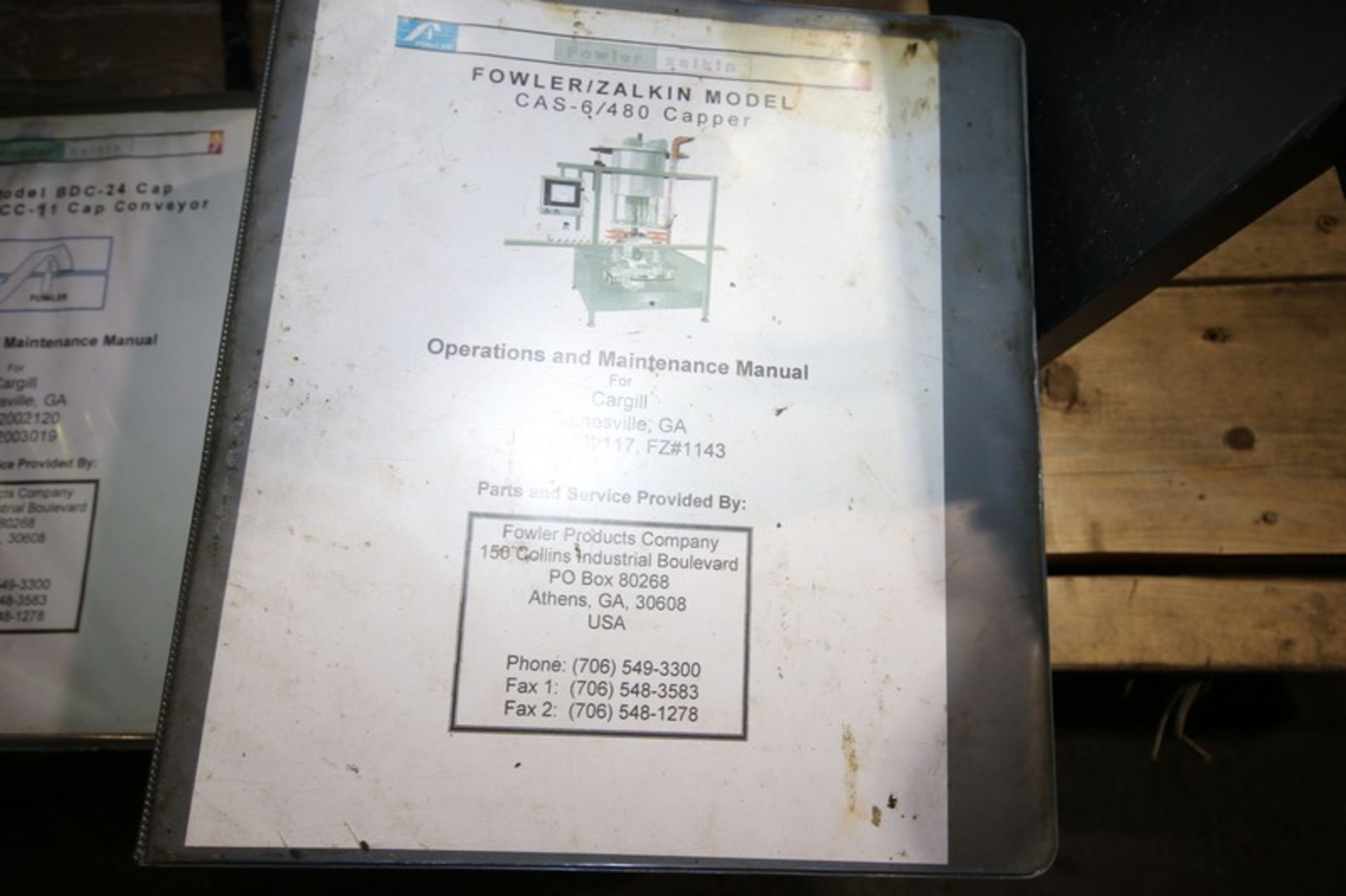 Fowler Zalkin 6 - Station Rotary Capper, Mach. Type CAS-6 / 480, SN 20022117 F/Z 1143, Set up with 4 - Image 28 of 28