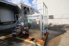 R.A. Pearson S/S Servo Bag Inserter, Model B240, SN 2002B2409936, with Allen Bradley SLC 5/03 PLC