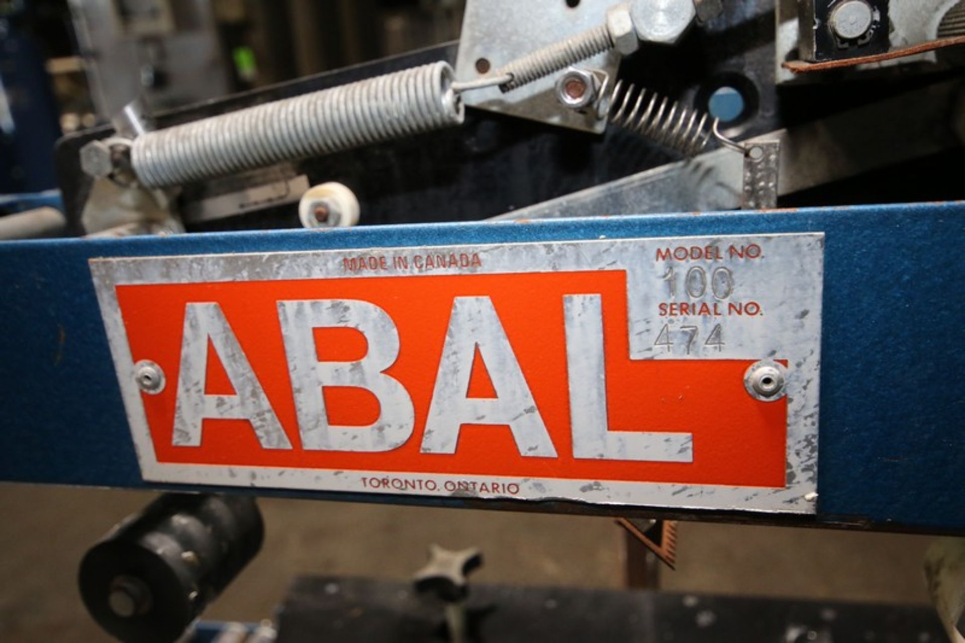 Abal Adjustable Case Sealer, Model 100, SN 474, Includes Top & Bottom Cartridges(INV#108991) ( - Image 8 of 8