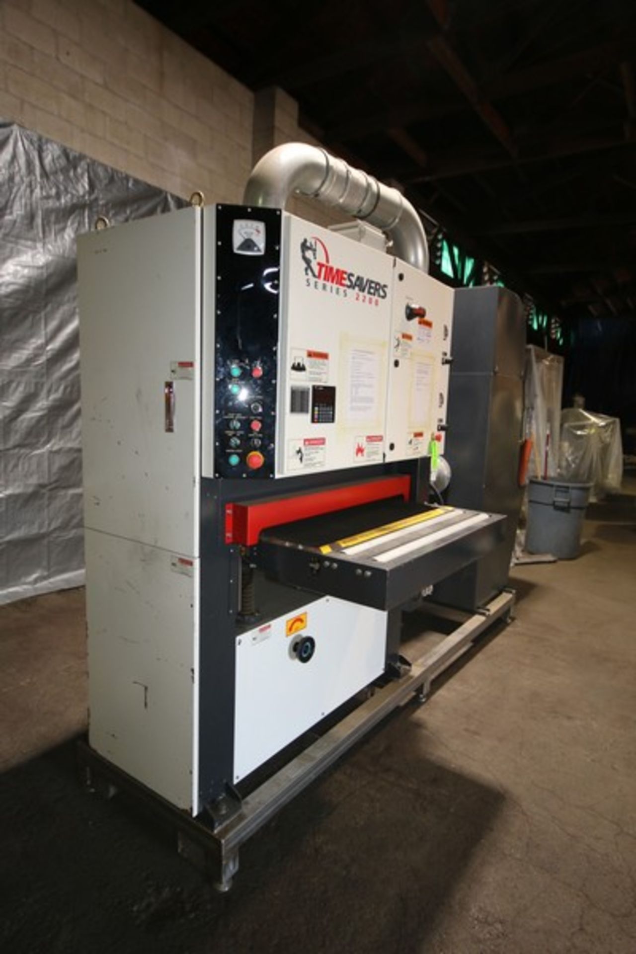 Timesaver 36” W Belt Sander, Model 2211-23-0, SN 31326, Series 2200, with Delta VFD Controller, - Image 3 of 16