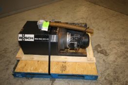 Busch Vacuum Pump, Type MM 1252 AV / 1342.913.202, SN U102304077, 177 CFM, with Lafert 4.0 kw / 3440