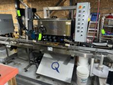 2018 Liquid Packaging Solutions Capper, S/N 1709175, 240 Volts, 1 Phase, with Incline Cap Feed