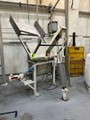 Tote Bulk Handling Systems, Tote Tilt Station with S/S Auger Transfer, Mounted on Mild Steel