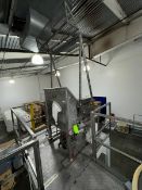 Tote Systems Inc. S/S Tote Dump, with S/S Rotary Airlock Valve, with Pneumatic Hook Ups