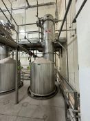 MAC Equipment Inc. S/S Work Bin, Item No. 6-05.1, Dims. 5 x 5, with Top Mounted MAC Bag House (