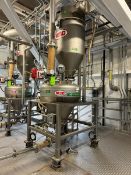 MAC Equipment Inc. S/S Pressure Pot with Top Mounted MAC Equipment Inc. Bag House, Mounted on S/S