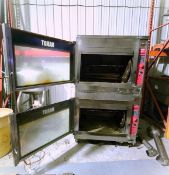Hardt 2 x Oven Model Inferno-3500Gaz. Chicken Roaster. Serial Number 12073k. 120 volts, 60 hz,