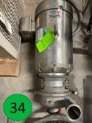 APV 20 HP Stainless Steel Pump; Model: 35/55; Serial: 1000002802358 with Inlet 3