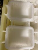 (59) Plastic Forms ( Teflon, Food Grade ) ; 4X10; Total 40 Square Nests; 2