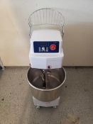 JUNO 18 kg Dough Capacity Fixed Bowl Spiral Mixer, Variable Speed, Single Phase, 220/240 Volt,