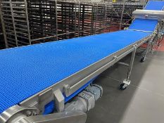 Kofab S/S Blue Belt Intralox Conveyor, Aprox. 36