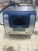 Domino Printer, Model AX150i, S/N AX0000025527, Set-Up for Black Ink Currently, Comes with Stands