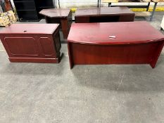 Desks: LOT (2) Desks & (2) Side Tables, 70