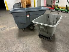 Utility Tilt Truck: LOT (2pc) 1 Cubic Yard + .5 CY (Located East Rutherford, NJ) (NOTE: REMOVAL 2-