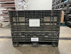 One Lot of 110 Units - 48x48 Gaylord Collapsible Bulk Shipping Pallet Containers Bins (Located