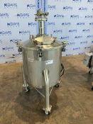 Aprox. 50 Gal. S/S Single Wall Mix Tank, Vessel Dims.: Aprox. 22