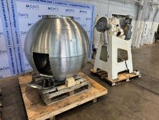 S/S Panning Ball, with Base, Includes 3 hp Agitation & Drive, with NORD Motor, 230/460 Volts,