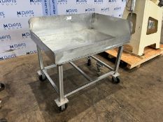 S/S Portable Table & Side Walls, Overall Dims.: Aprox. 54