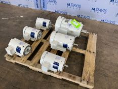 (6) Motors, Includes Leeson 7-1/2 / 5 hp Motor, Baldor 5 hp, Baldor 2 hp, (2) Baldor 1.5 hp,