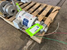 1 hp Centrifugal Pump, with Baldor 3450 RPM Motor, 230/460 Volts, 3 Phase, with S/S Head (INV#