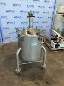 Aprox. 50 Gal. S/S Single Wall Mix Tank, Vessel Dims.: Aprox. 22