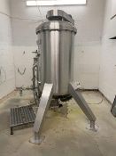 274 Gallon (1040 liter) DE Filter. Manufactured by Della Toffola. 101 psig (7 bar) MAWP @185F (