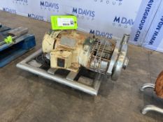 WCB 5 hp Centrifugal Pump, S/N 21287097, with Reliance 230/460 Volts, 3 Phase, 1745 RPM, Mounted