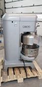 Hobart Mixer Model L-800 80 Quart Including Bowl and Dolly With Beater Arm and Hook Attachments in