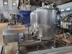 Scott Turbon Turbo Aprox. 350 Gal. S/S Dixie Mixer's Mix Tank, Dimensions Aprox. 58