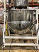 Lee Aprox. 400 Gal. S/S Jacketed Double Motion Kettle, 90 psi @ 350 Degree (Located Peosta