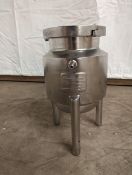 DCI 3 Liter 316L S/S Vertical Reactor, S/N JS2221-E, Deep Straight Side, Dished Bottom, 4