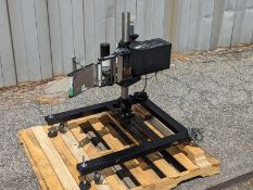 LOVESHAW LS-500 Labelers (Lot of 2); Mounted on t-stands (Located Charleston, SC)
