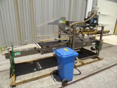 MASSMAN Side Tab Sealer for Bliss Boxes with Nordson hot melt glue tank and bulk glue feeder;