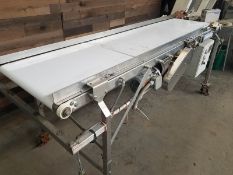 S/S Food Grade Belt Conveyor, (NEW BELT), Aprox. 24