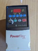 ALLEN-BRADLEY PowerFlex 4 Variable Frequency Drive; 0.5 HP; CAT 22A-D1P4N104 Ser A (Located