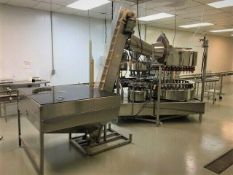 Fogg Filling Line construction 1990 Model 24-D-LH, With Bottle Unscrambler, Convoyor Filler, Cap