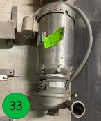 APV 20 HP Stainless Steel Pump, Model: 35/55; Serial: 1000002802358 with Inlet 3
