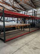 Ridg-U-Rak Heavy Duty Dual Bay Pallet Racking includes Aprox. 42